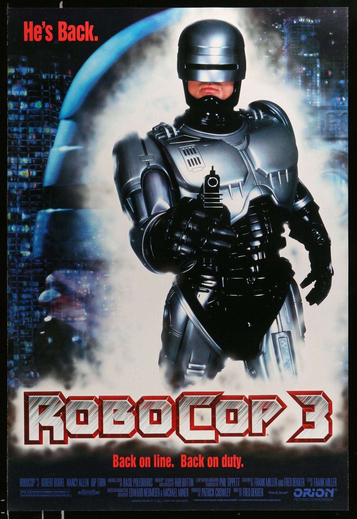Robocop 3 (1993) original movie poster for sale at Original Film Art
