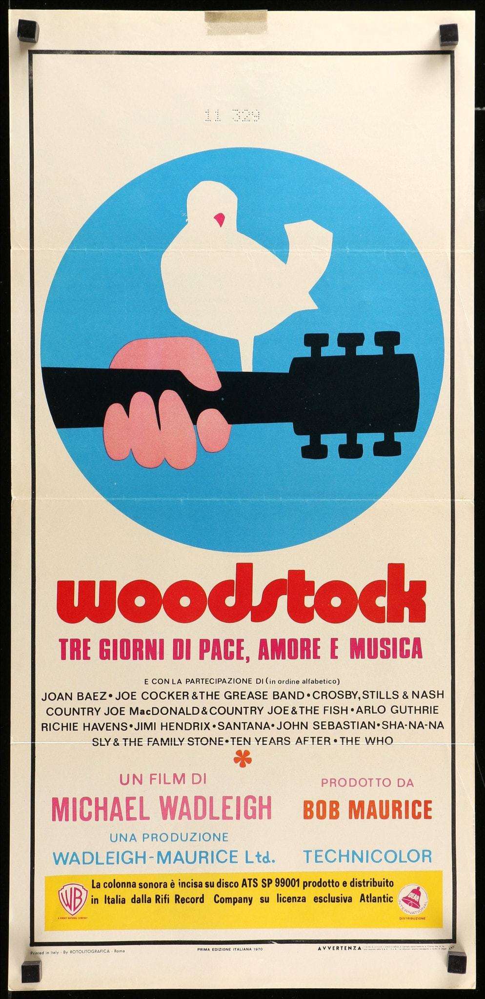 Woodstock (1970) original movie poster for sale at Original Film Art