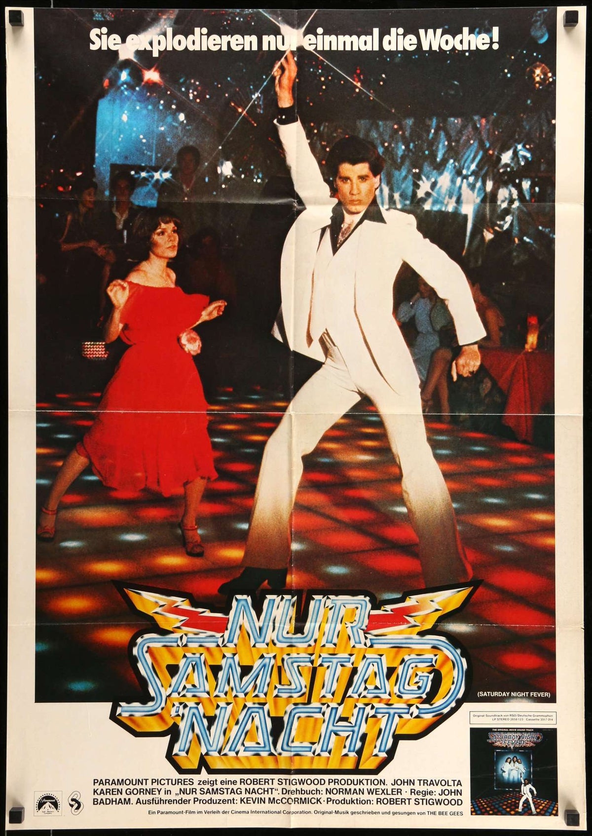 Saturday Night Fever (1977) original movie poster for sale at Original Film Art