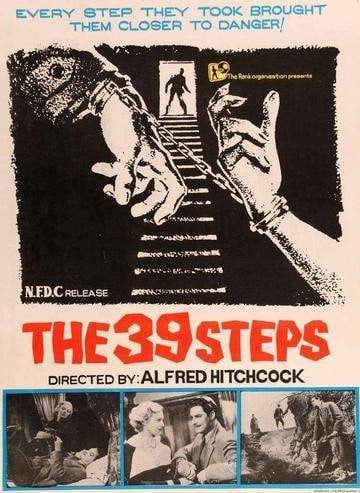 39 Steps (1935) original movie poster for sale at Original Film Art - Vintage Movie Posters