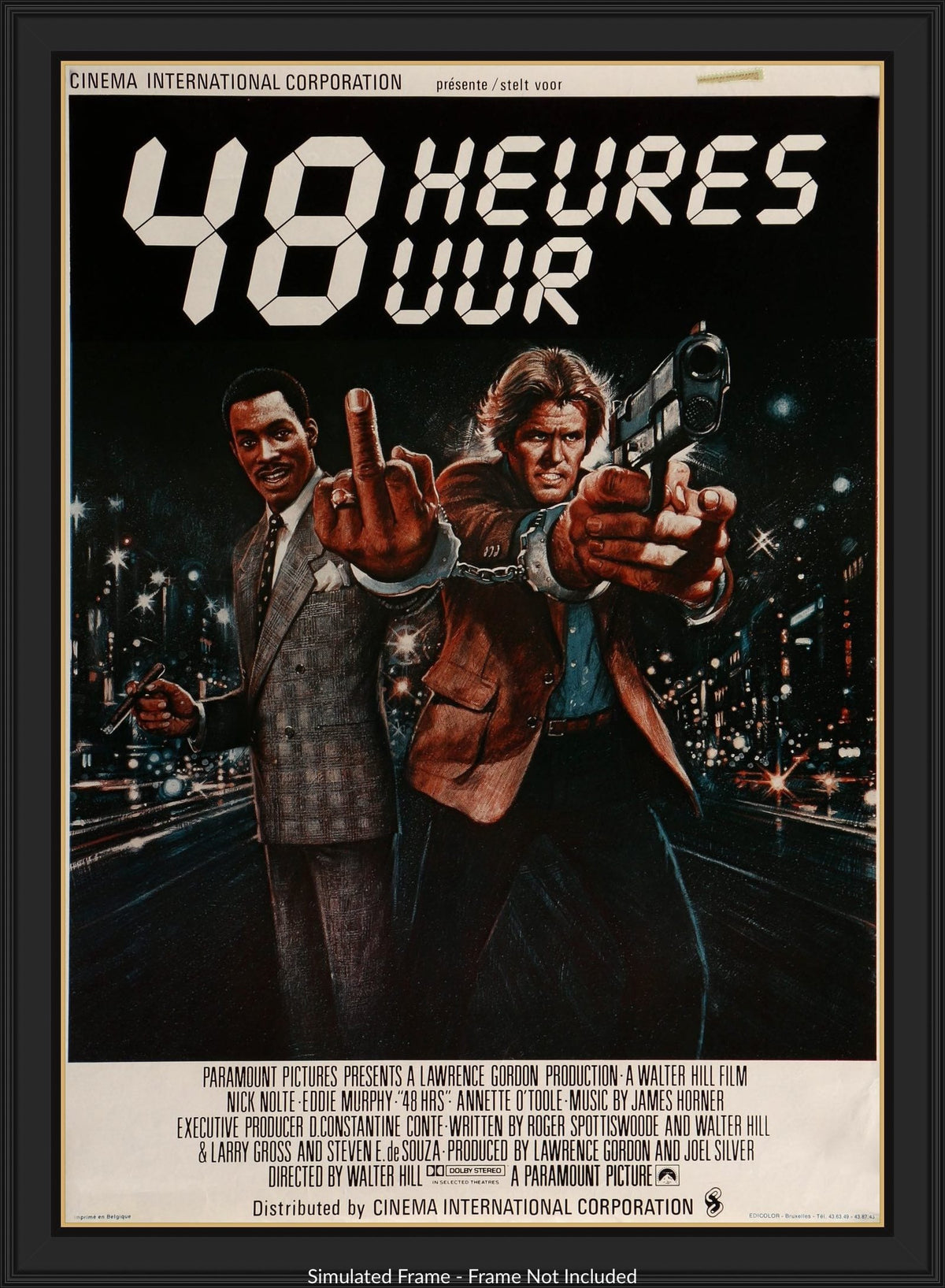 48 Hrs. (1982) original movie poster for sale at Original Film Art - Vintage Movie Posters