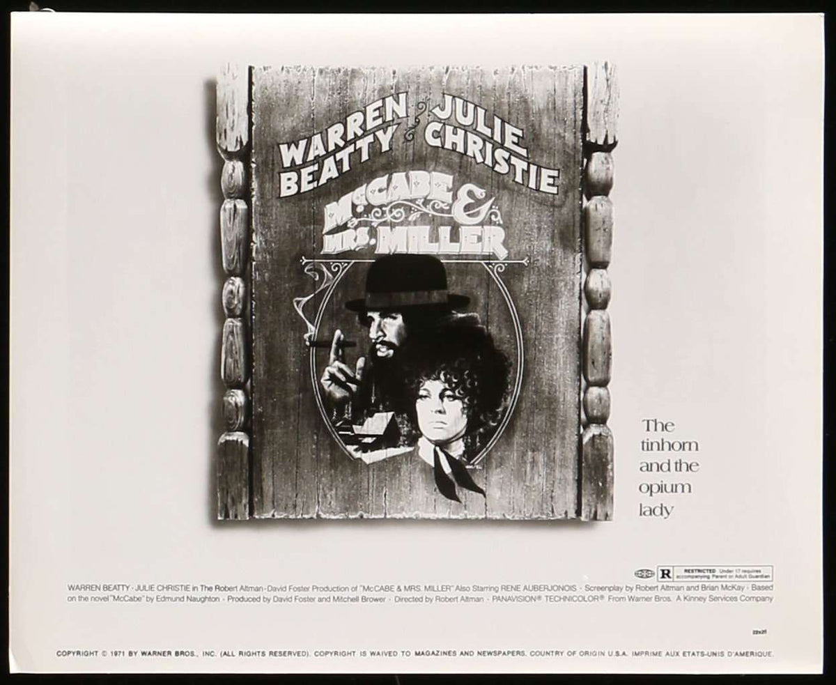 McCabe & Mrs. Miller (1971) Movie Still Prints - Set of 4 original movie poster for sale at Original Film Art - Vintage Movie Posters
