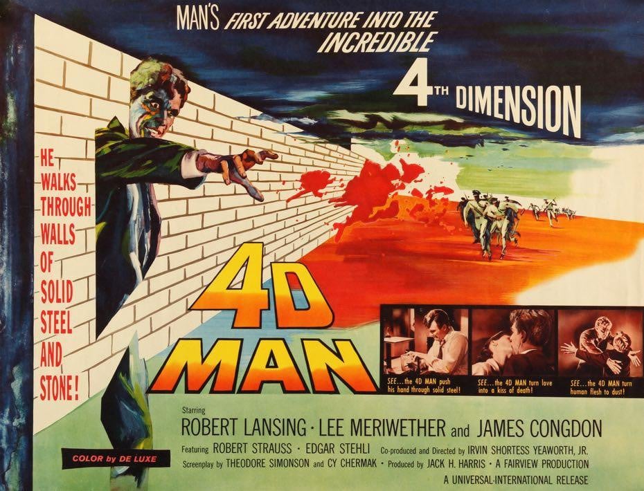 4D Man (1959) original movie poster for sale at Original Film Art - Vintage Movie Posters