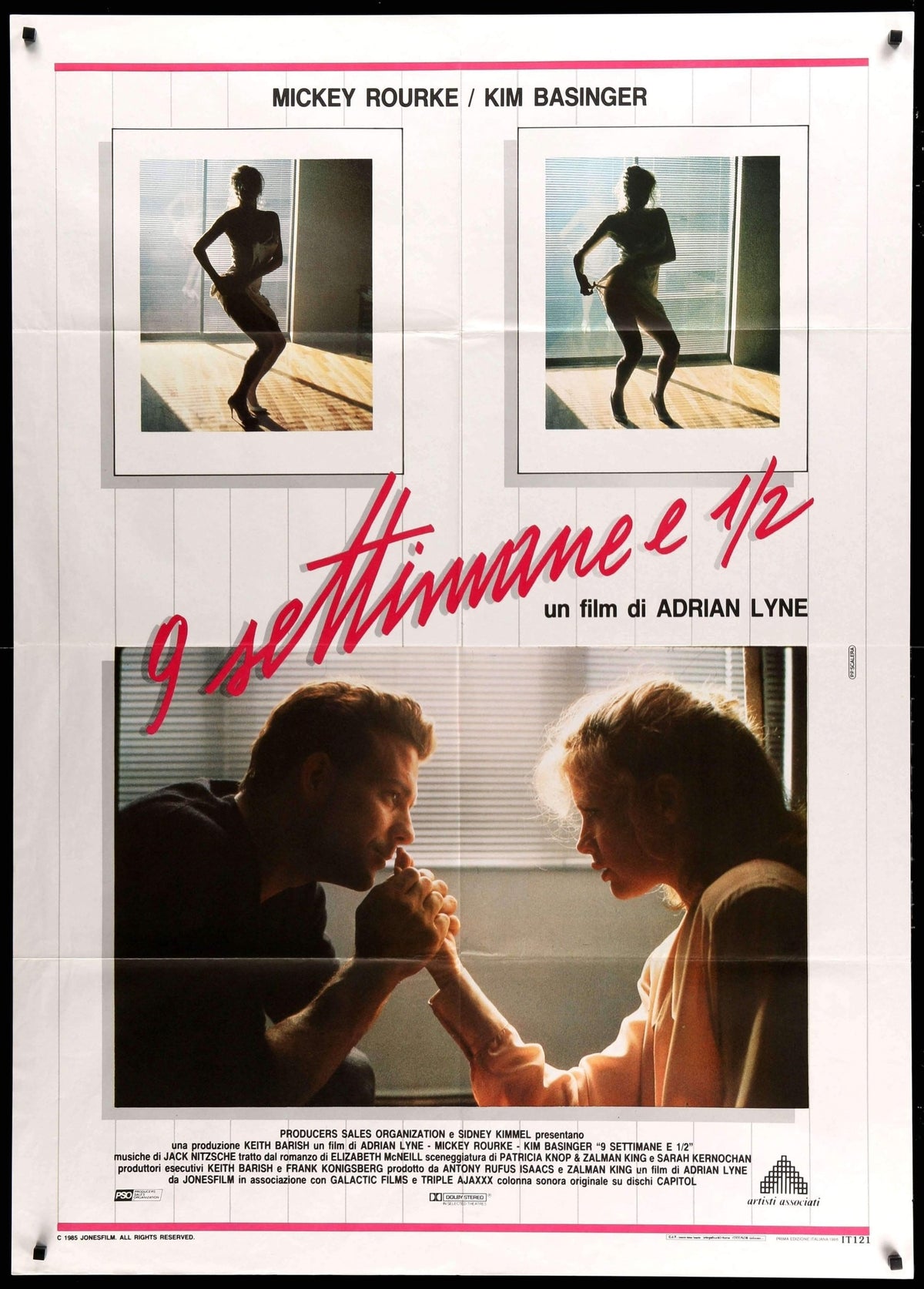9 1/2 Weeks (1986) original movie poster for sale at Original Film Art