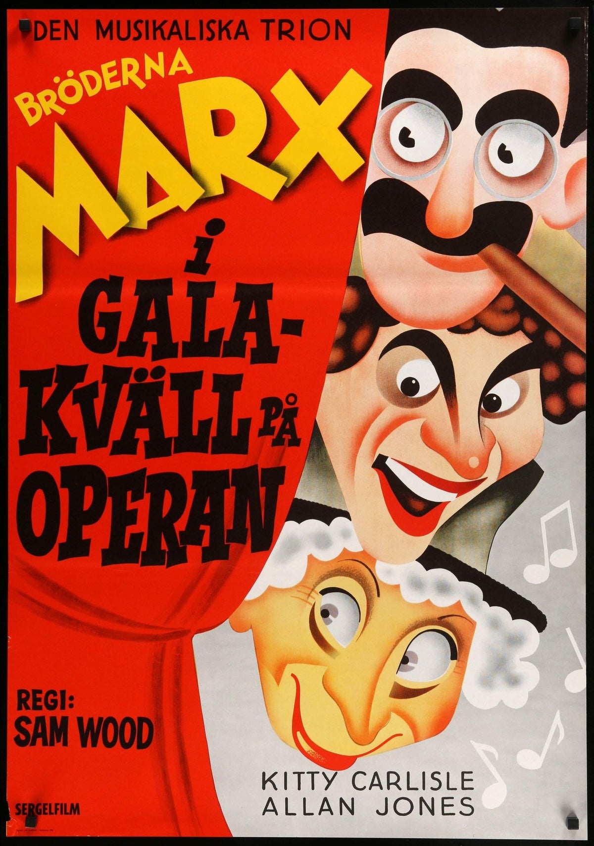 Night at the Opera (1935) original movie poster for sale at Original Film Art