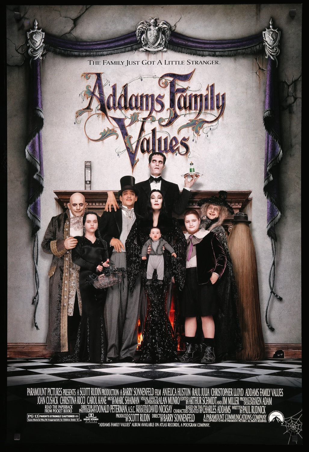 Addams Family Values (1993) original movie poster for sale at Original Film Art
