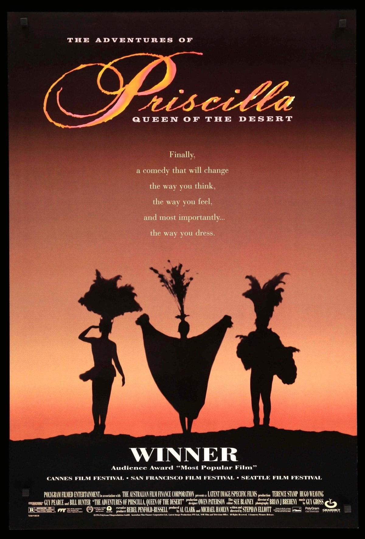 Adventures of Priscilla, Queen of the Desert (1994) original movie poster for sale at Original Film Art