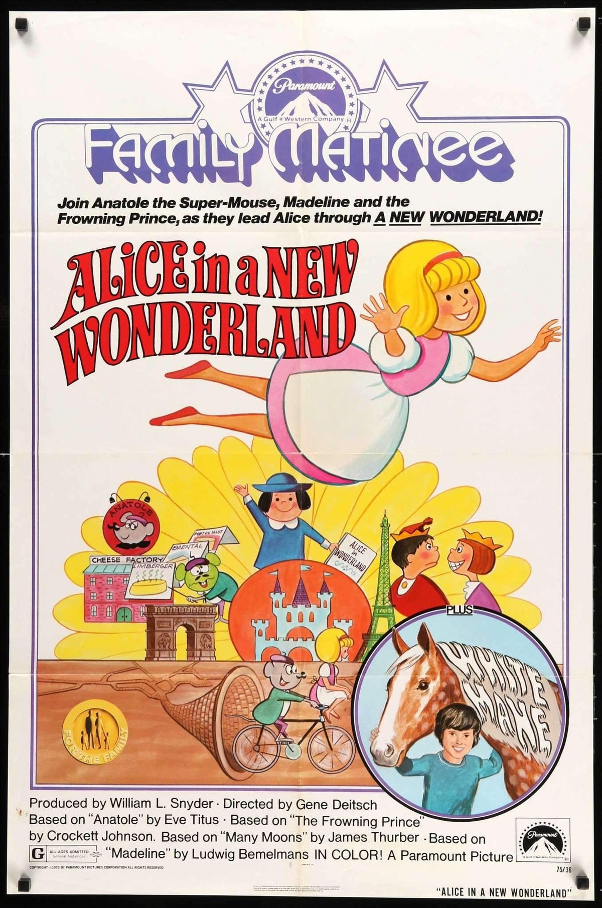 Alice of Wonderland in Paris (1966) original movie poster for sale at Original Film Art