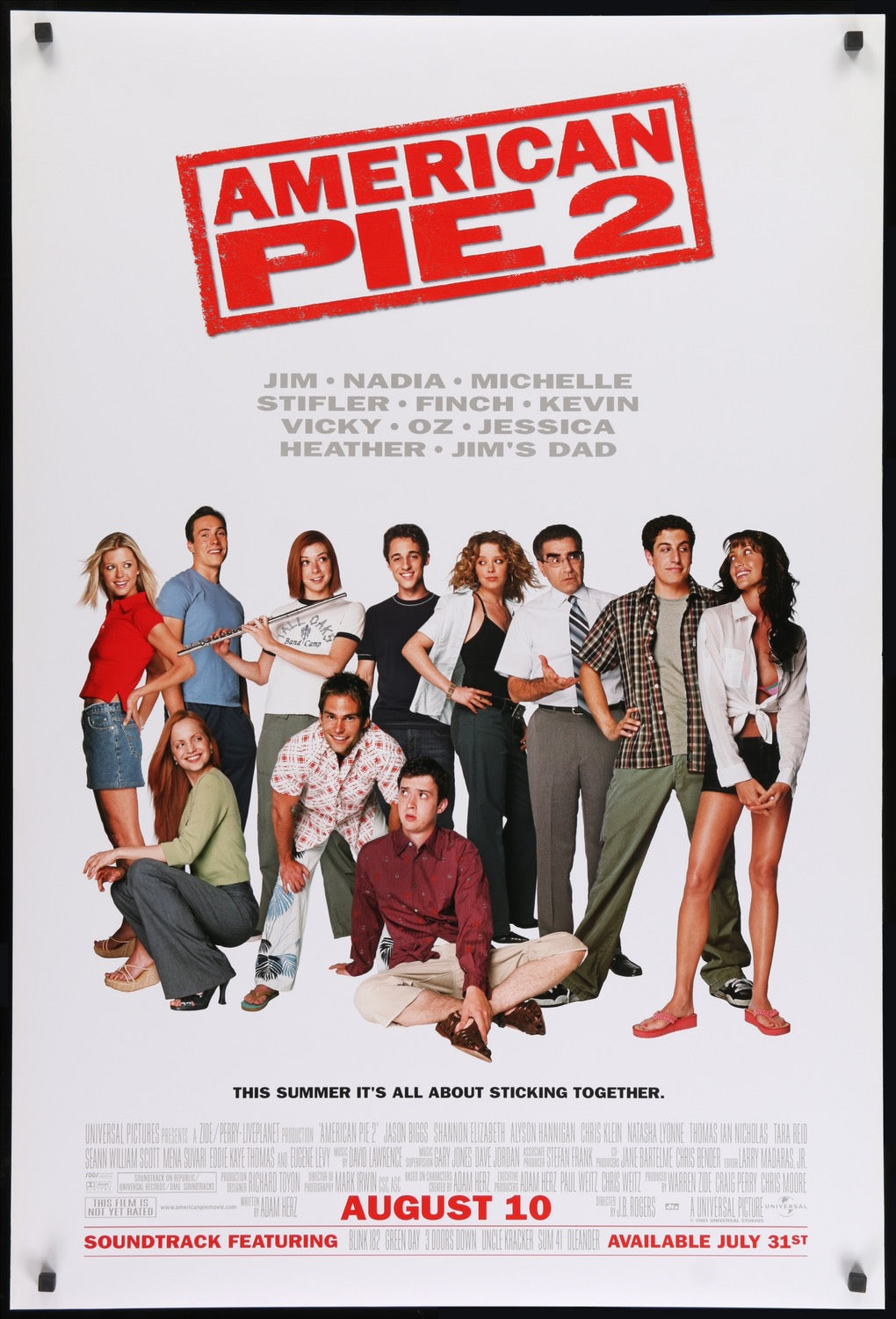 American Pie 2 (2001) original movie poster for sale at Original Film Art