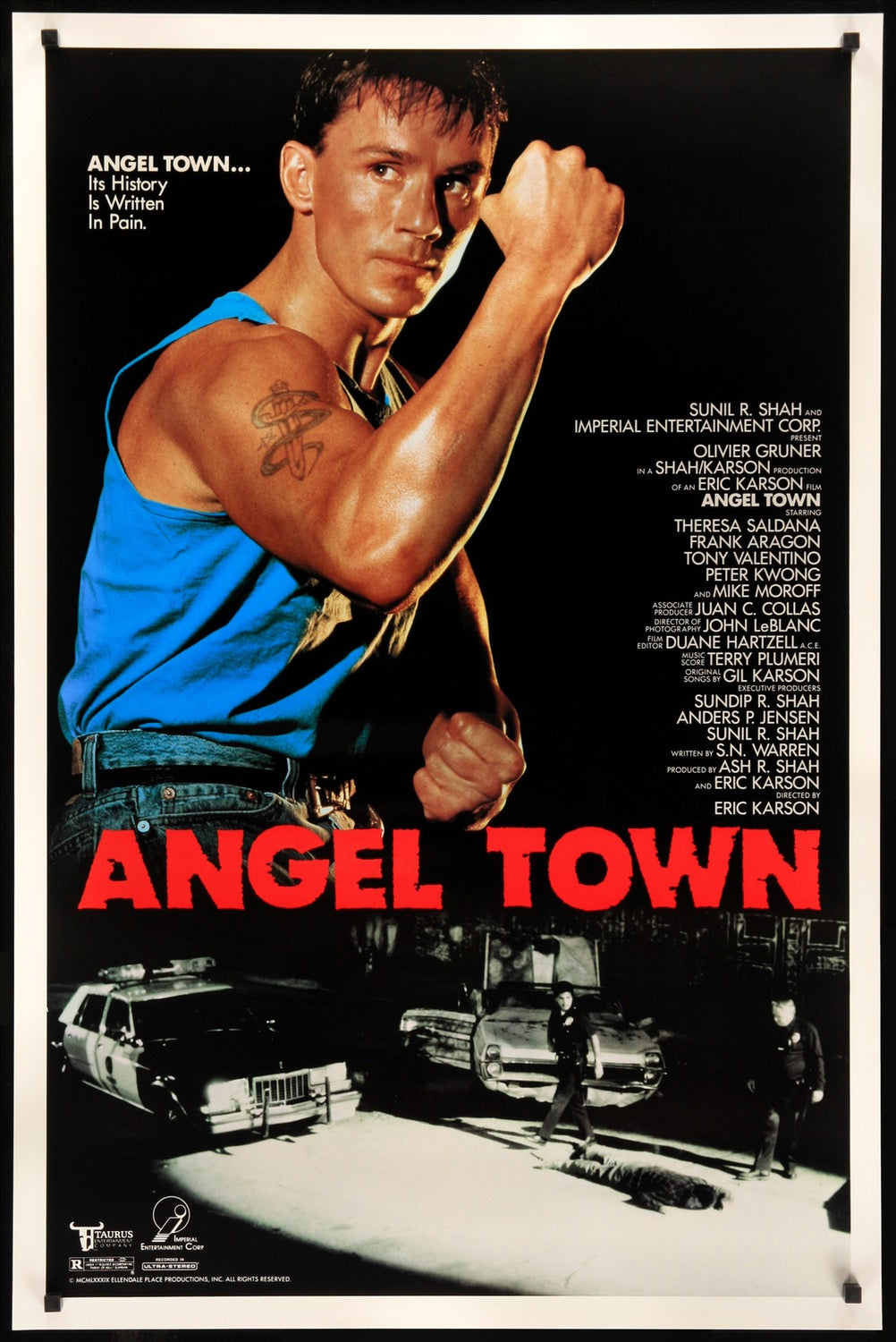 Angel Town (1990) original movie poster for sale at Original Film Art