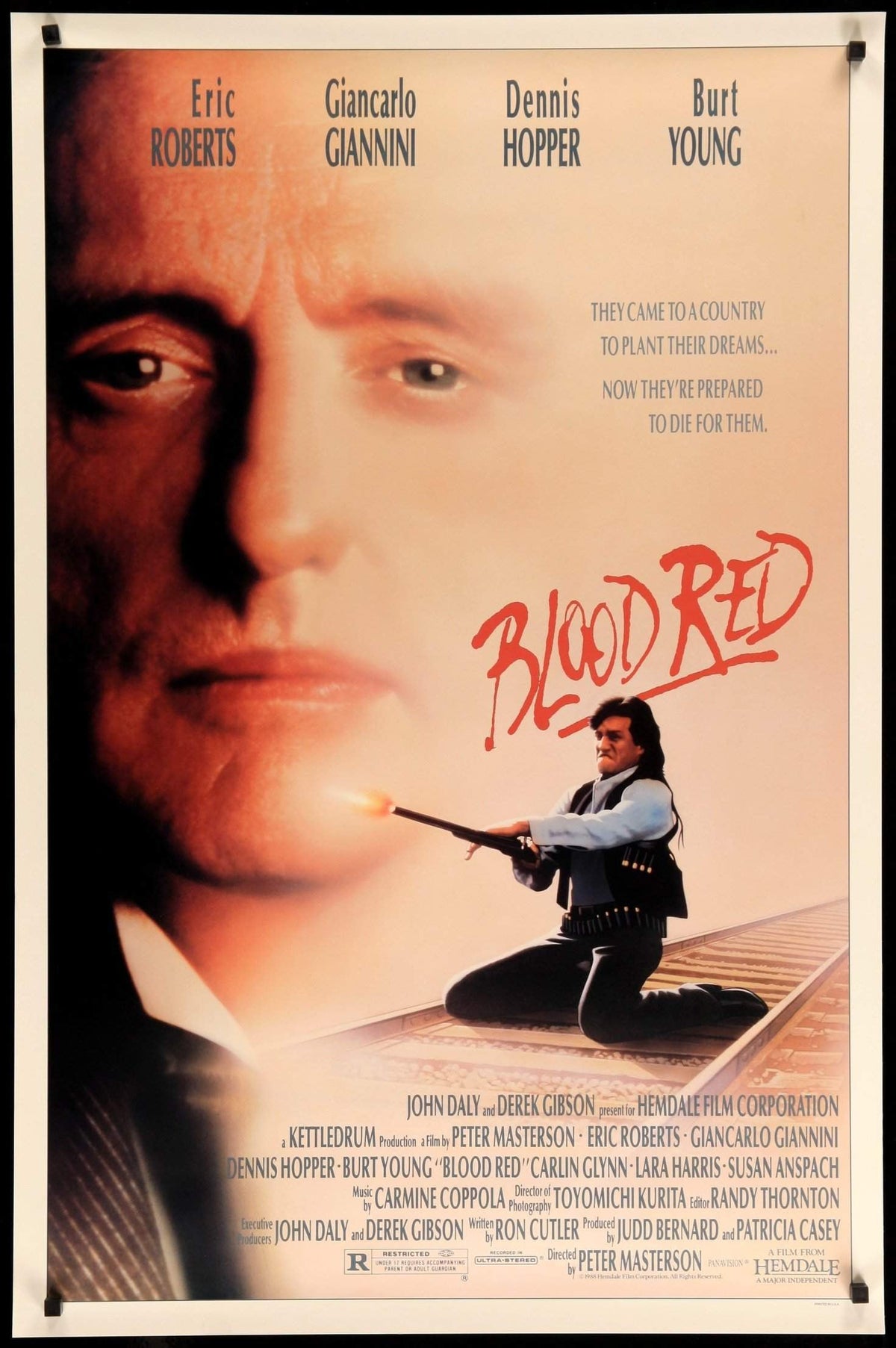 Blood Red (1989) original movie poster for sale at Original Film Art
