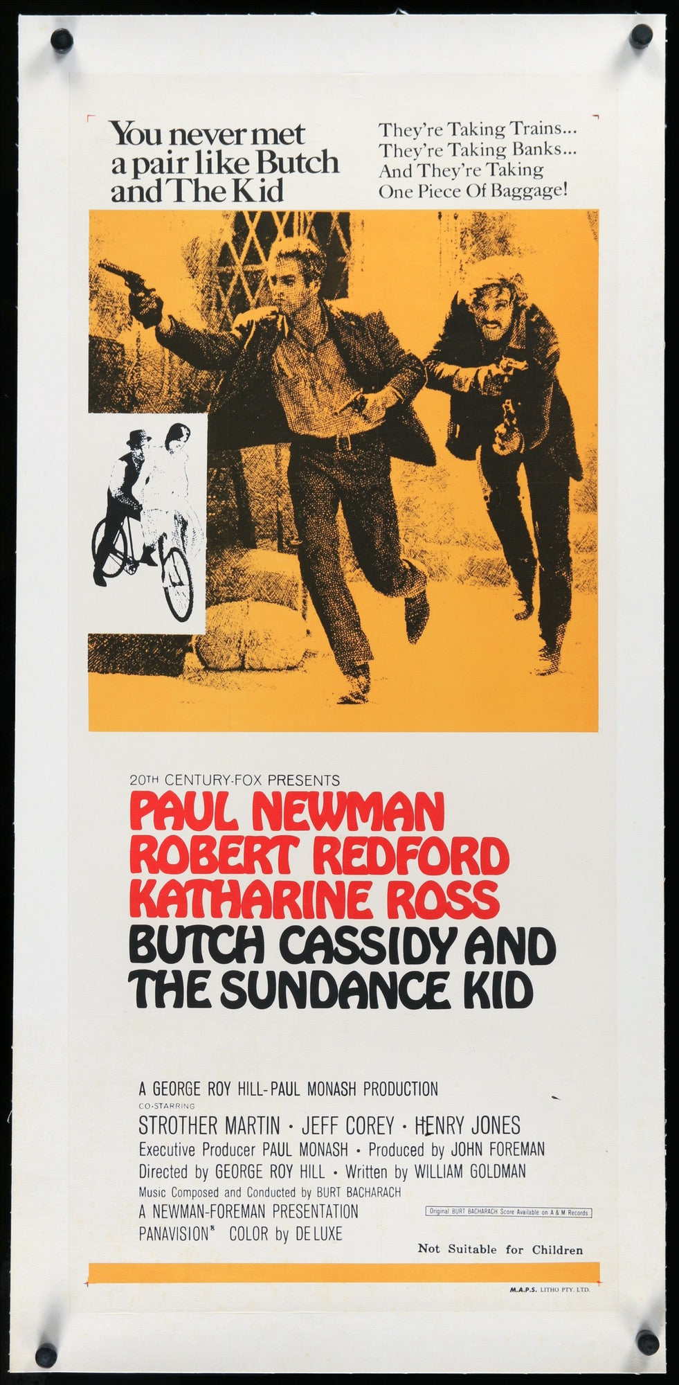 Butch Cassidy and the Sundance Kid (1969) original movie poster for sale at Original Film Art - Vintage Movie Posters