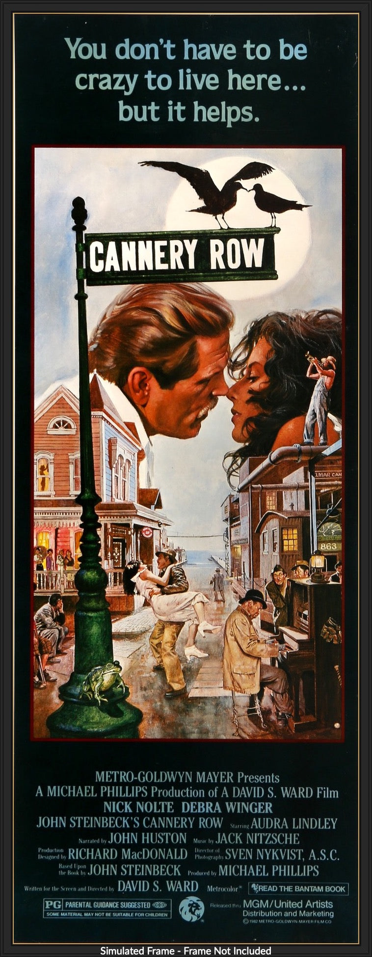Cannery Row (1982) original movie poster for sale at Original Film Art - Vintage Movie Posters