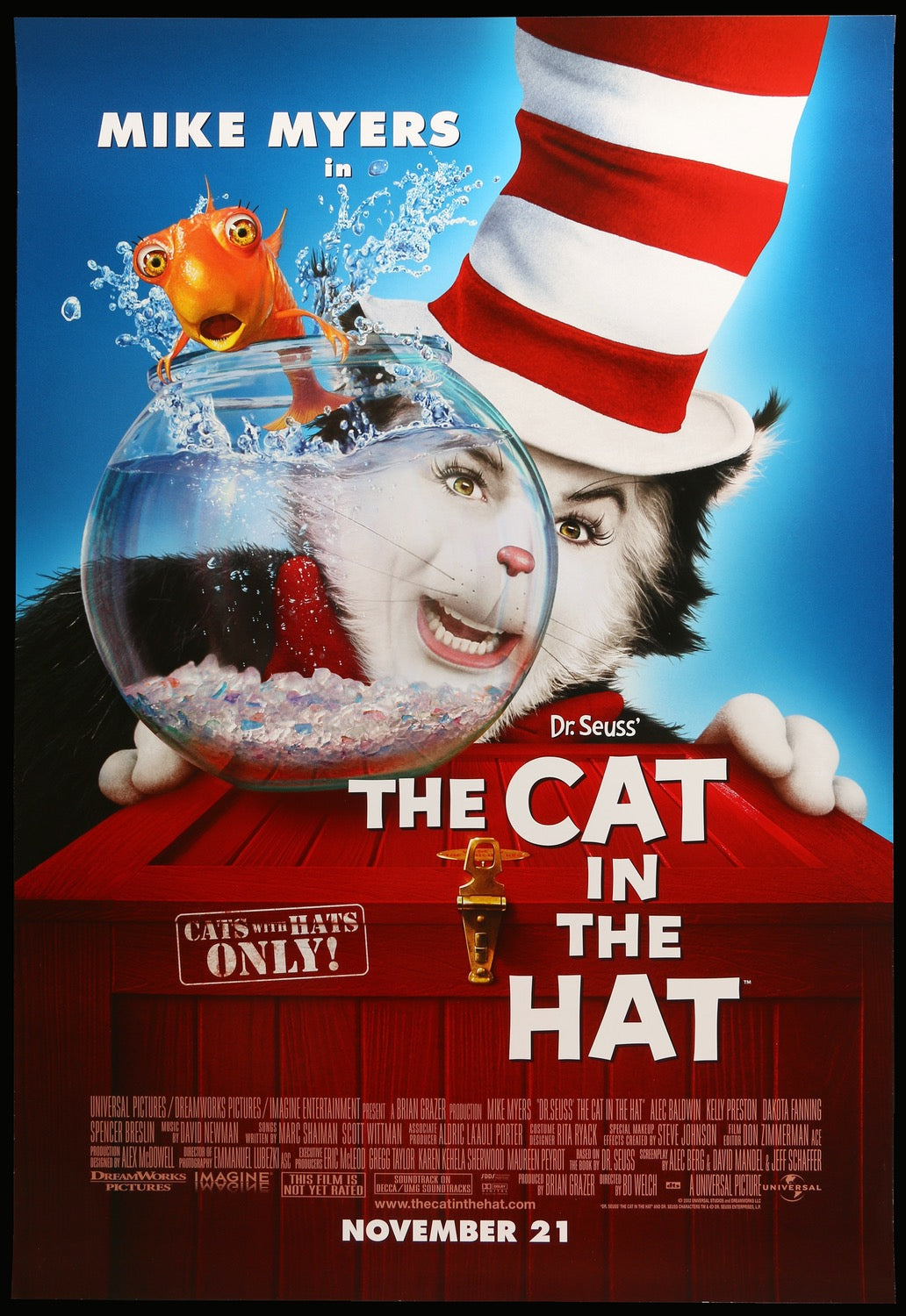 Cat in the Hat (2003) original movie poster for sale at Original Film Art - Vintage Movie Posters