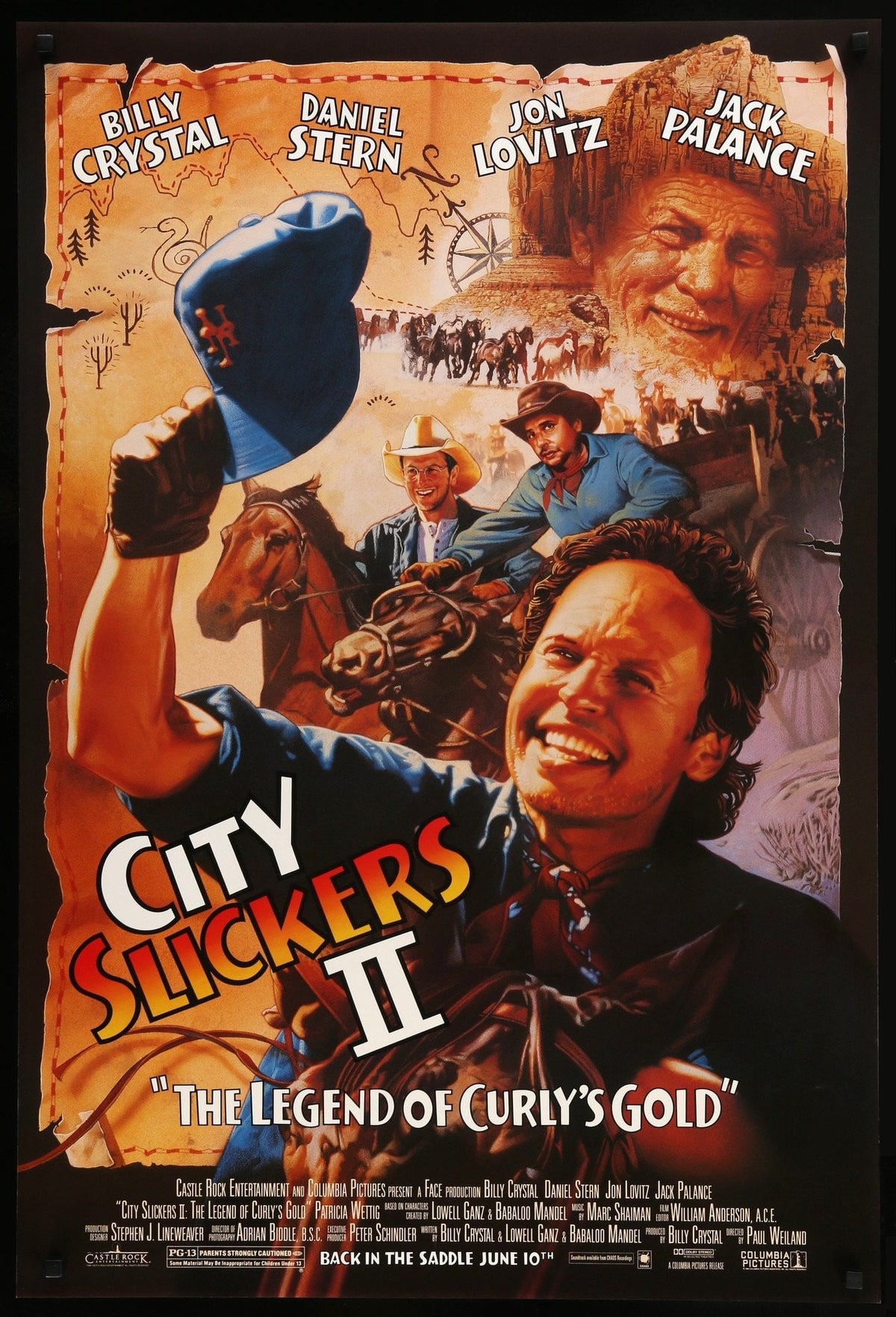 City Slickers II: The Legend of Curly&#39;s Gold (1994) original movie poster for sale at Original Film Art