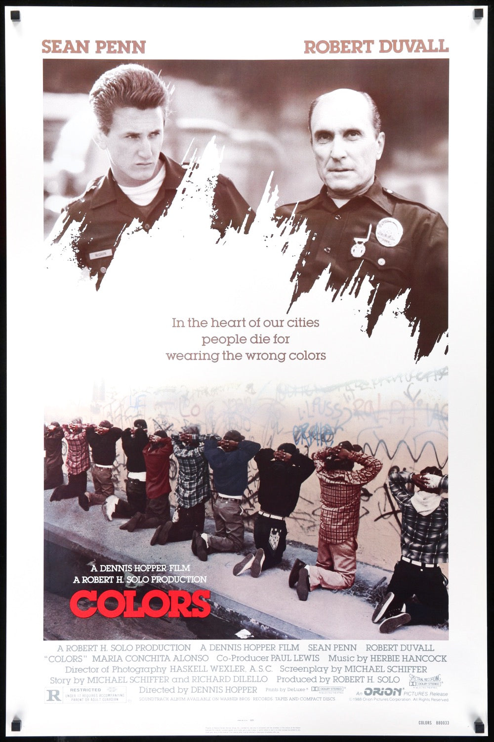 Colors (1988) original movie poster for sale at Original Film Art