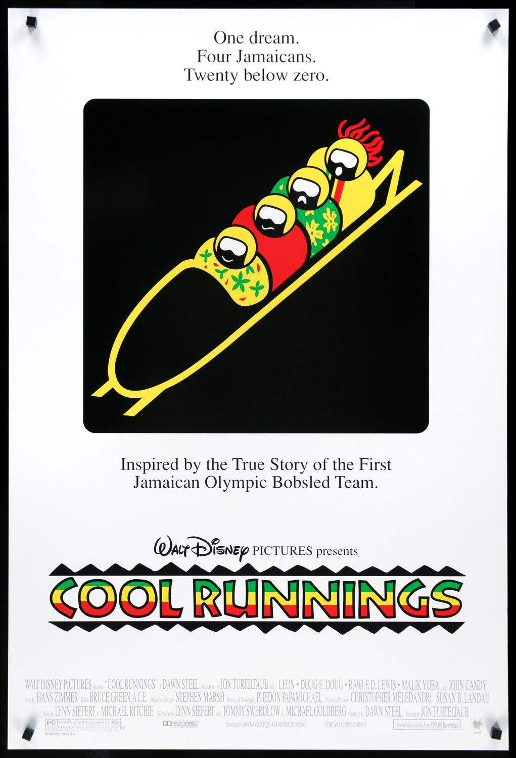 Cool Runnings (1993) original movie poster for sale at Original Film Art