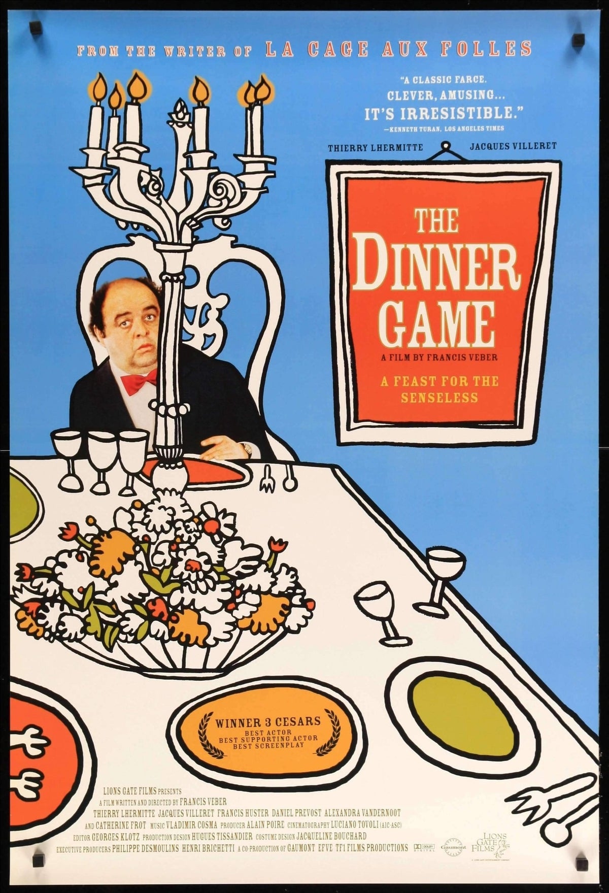 Dinner Game (1998) original movie poster for sale at Original Film Art