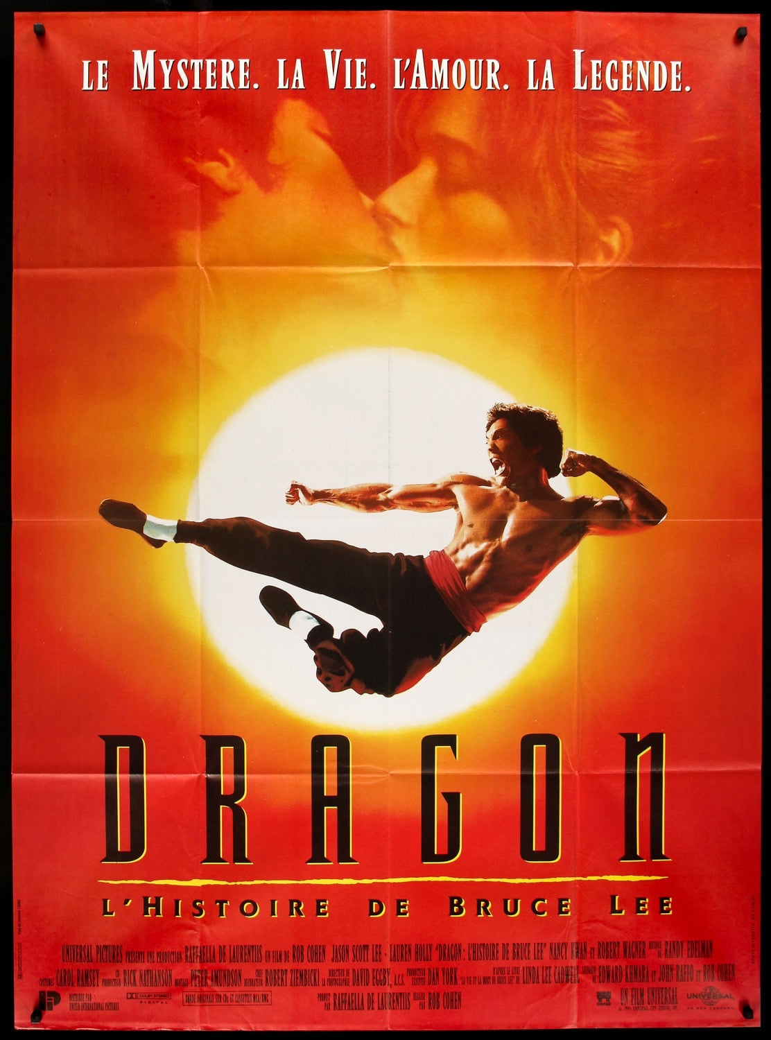 Dragon the Bruce Lee Story (1993) original movie poster for sale at Original Film Art