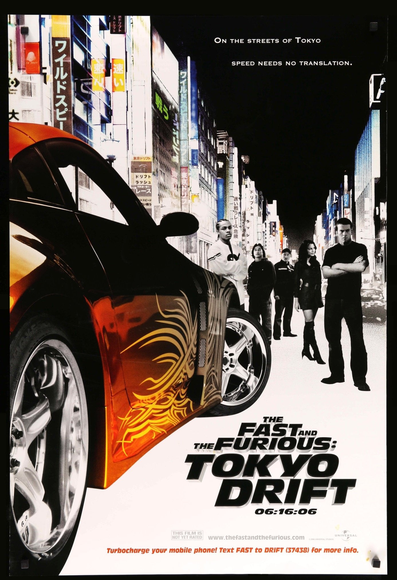 Fast & the Furious: Tokyo Drift (2006) original movie poster for sale at Original Film Art