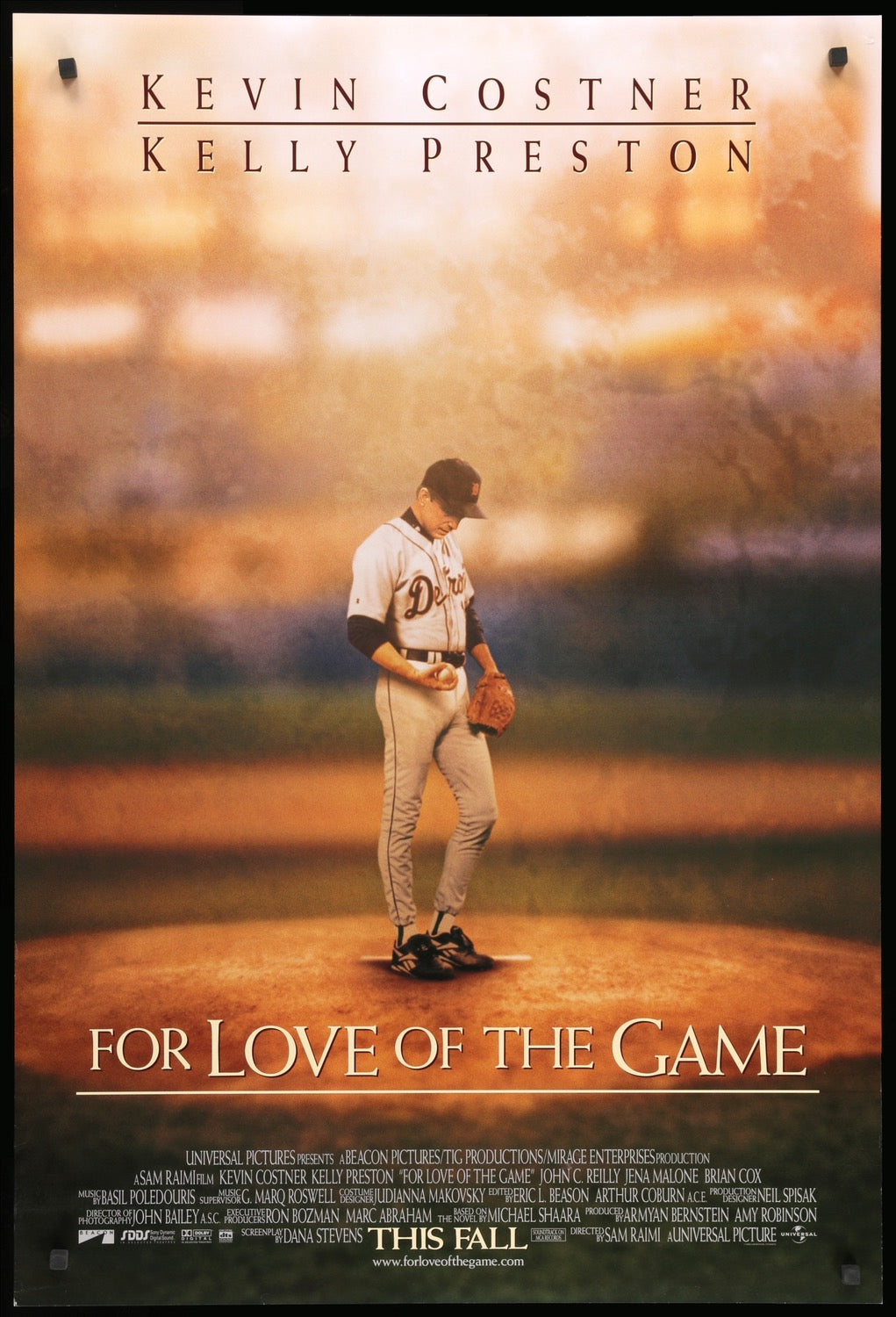 For Love of the Game (1999) original movie poster for sale at Original Film Art - Vintage Movie Posters