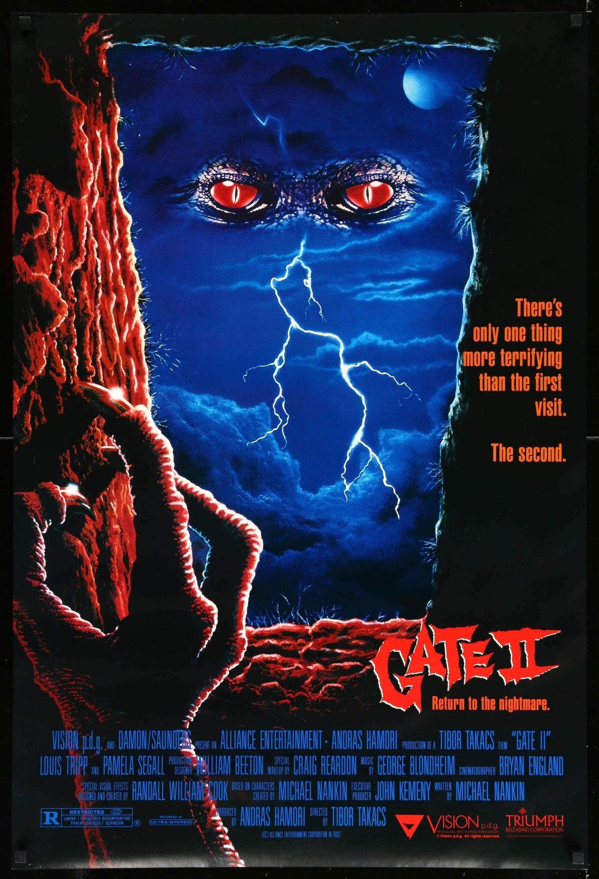 Gate II (1990) original movie poster for sale at Original Film Art