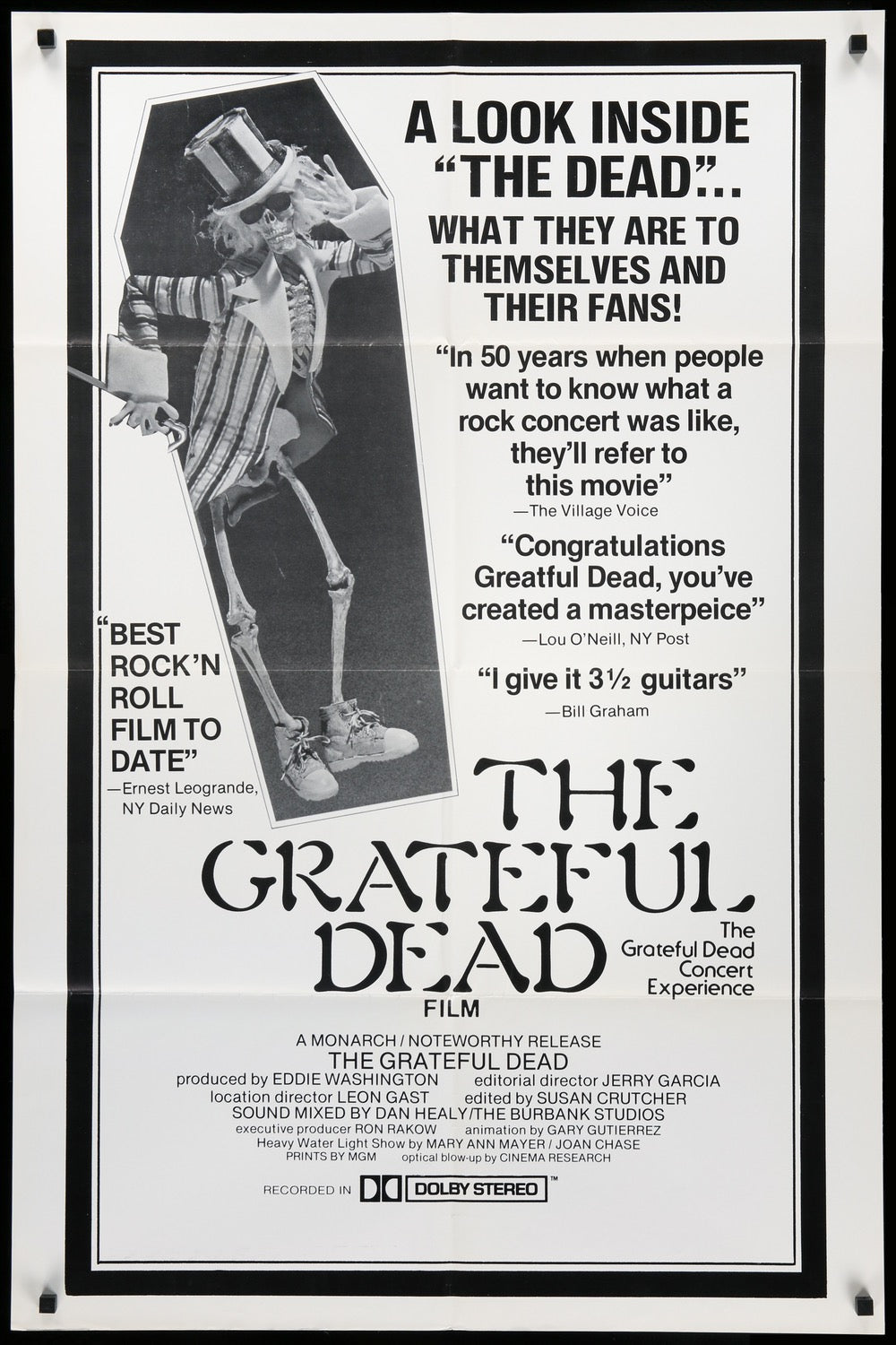 Grateful Dead Movie (1977) original movie poster for sale at Original Film Art
