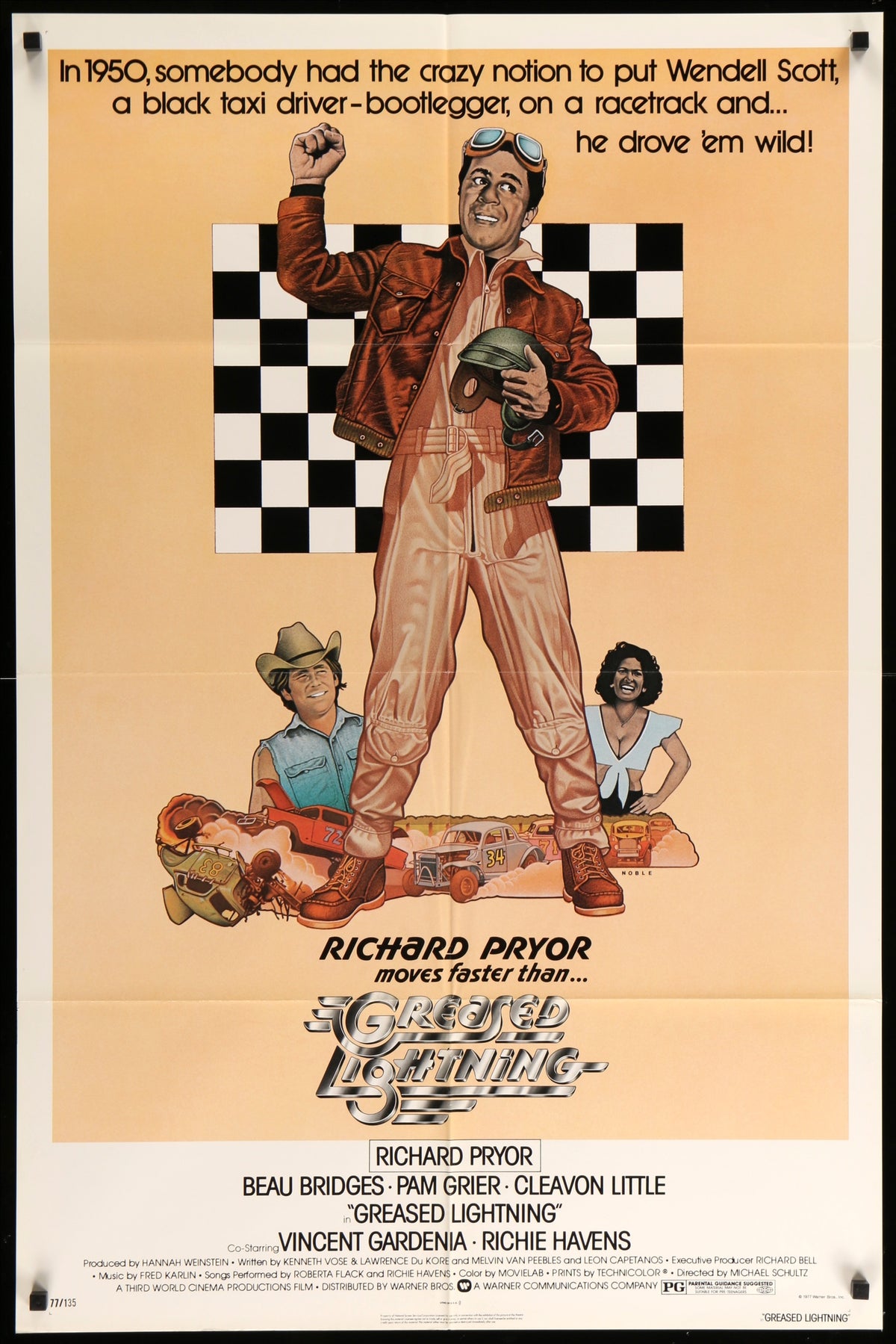 Greased Lightning (1977) original movie poster for sale at Original Film Art