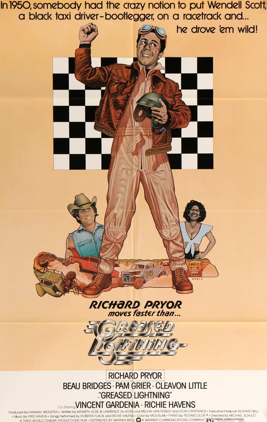 Greased Lightning (1977) original movie poster for sale at Original Film Art - Vintage Movie Posters