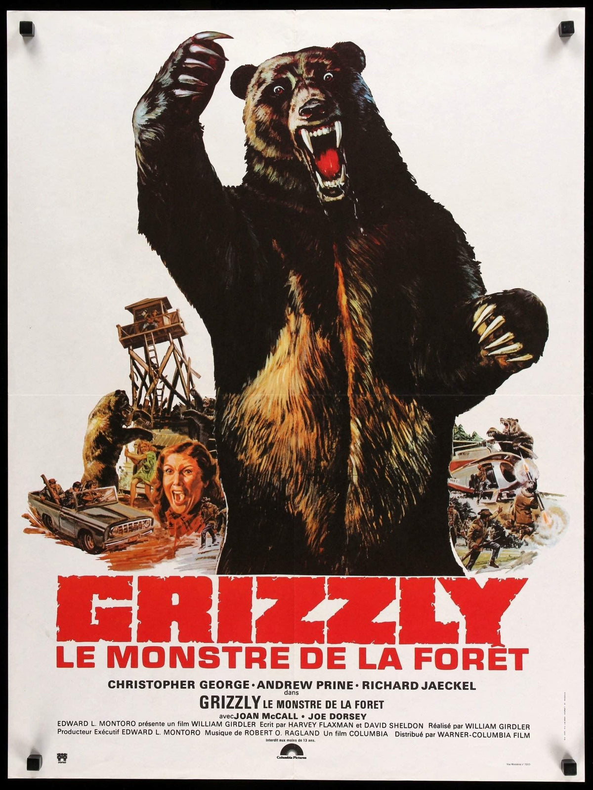 Grizzly (1976) original movie poster for sale at Original Film Art - Vintage Movie Posters