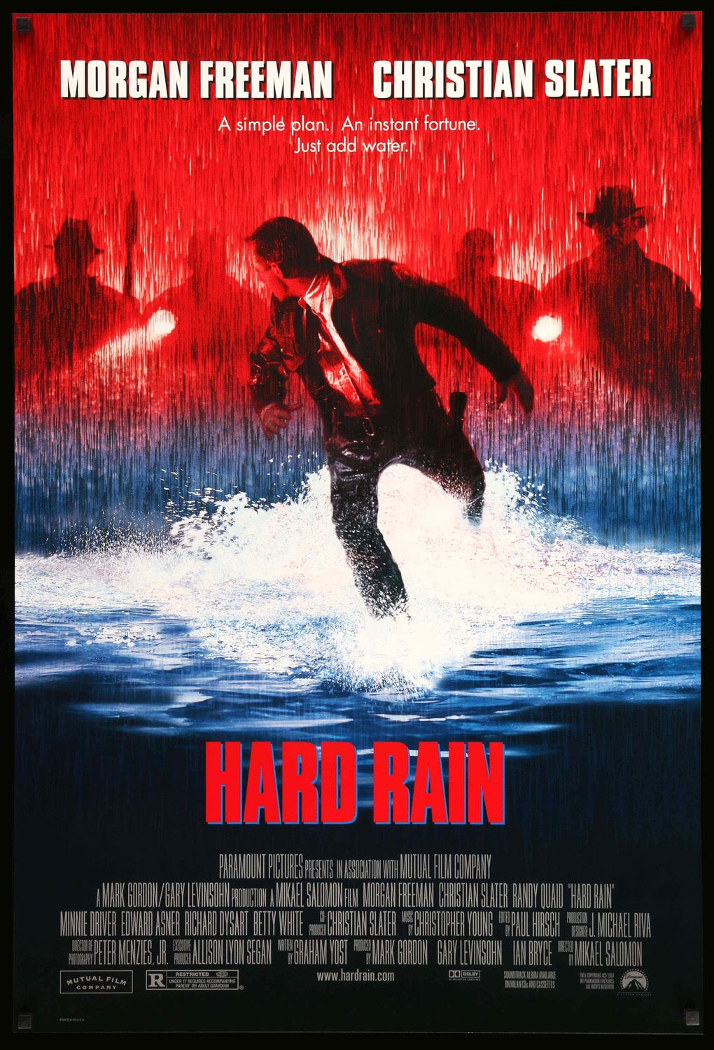 Hard Rain (1998) original movie poster for sale at Original Film Art - Vintage Movie Posters