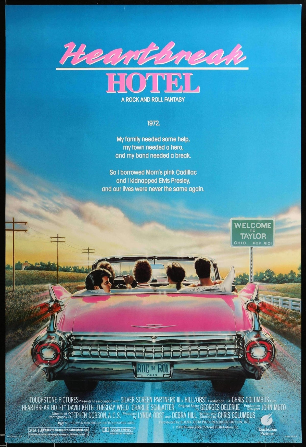 Heartbreak Hotel (1988) original movie poster for sale at Original Film Art
