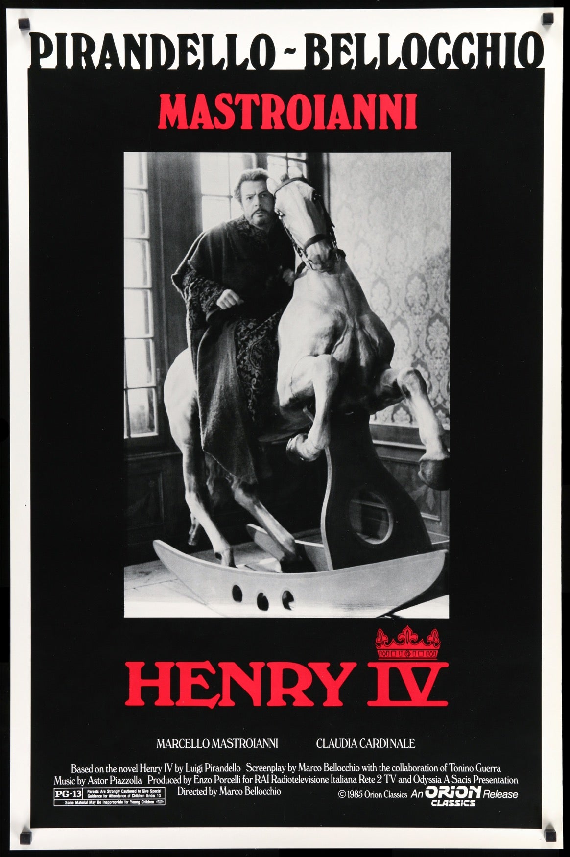 Henry IV (1984) original movie poster for sale at Original Film Art