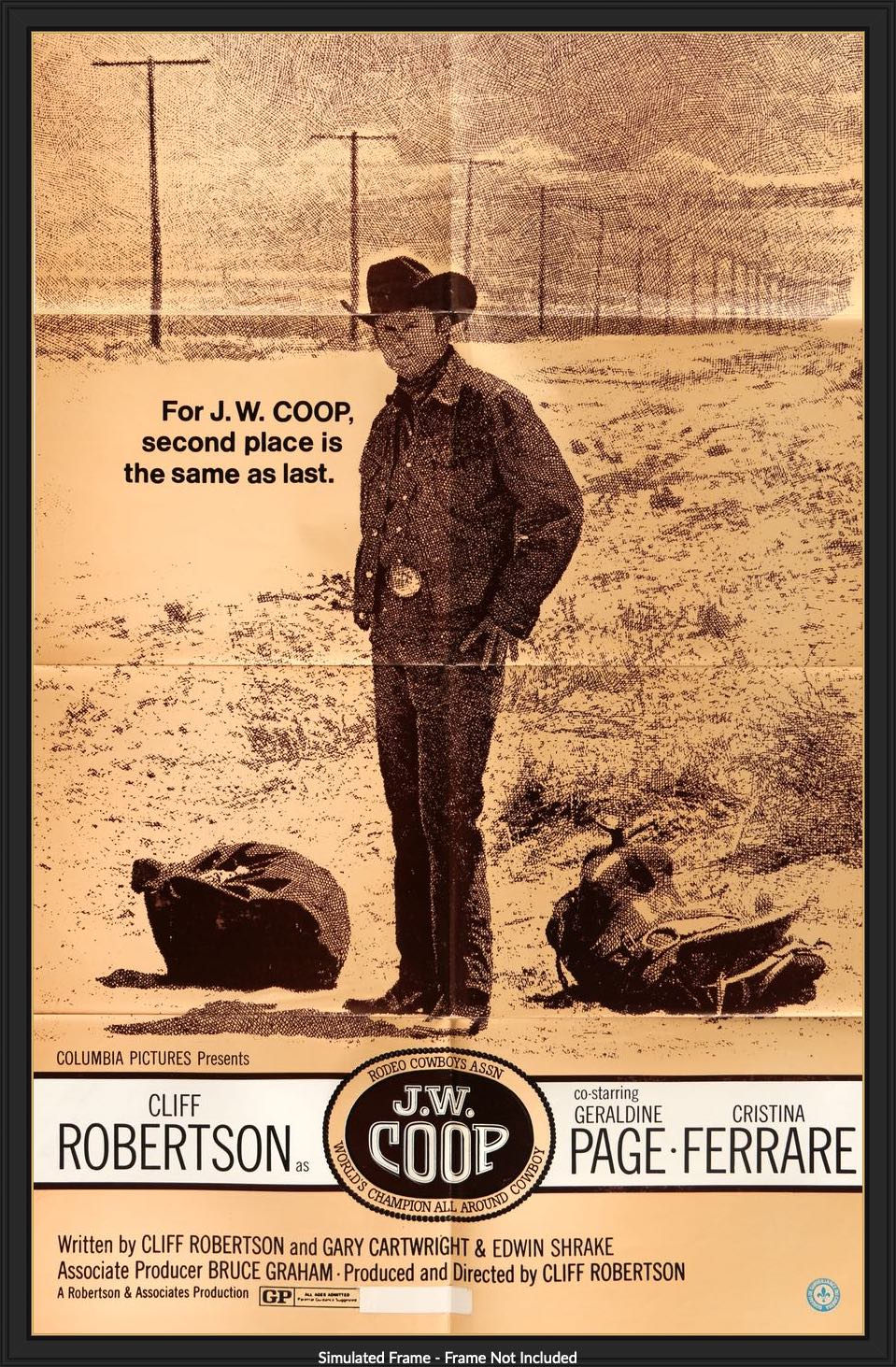 J.W. Coop (1972) original movie poster for sale at Original Film Art