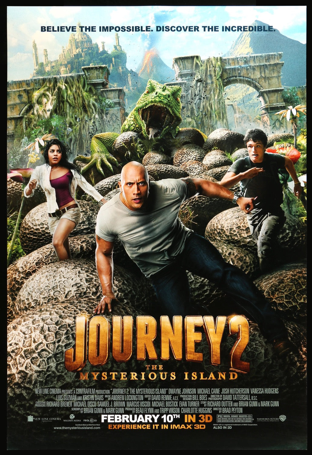 Journey 2: The Mysterious Island (2012) original movie poster for sale at Original Film Art - Vintage Movie Posters