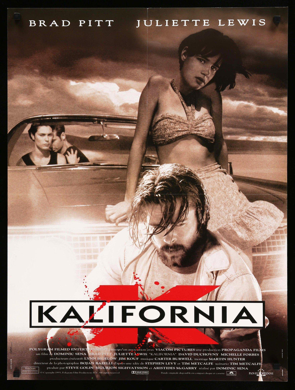 Kalifornia (1993) original movie poster for sale at Original Film Art