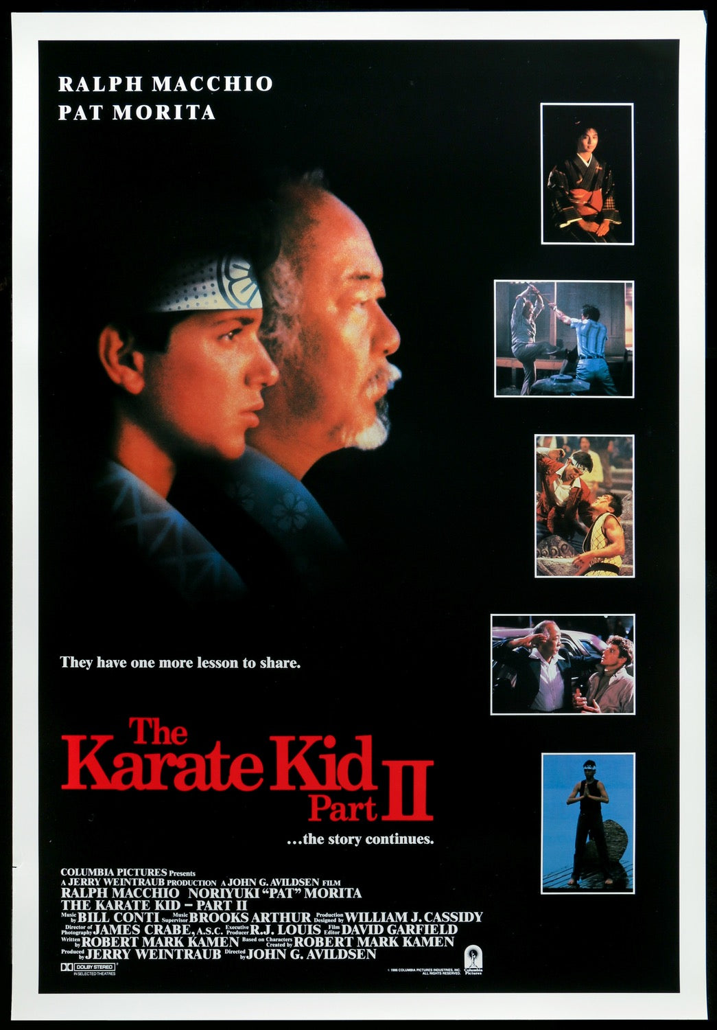 Karate Kid Part II (1986) original movie poster for sale at Original Film Art