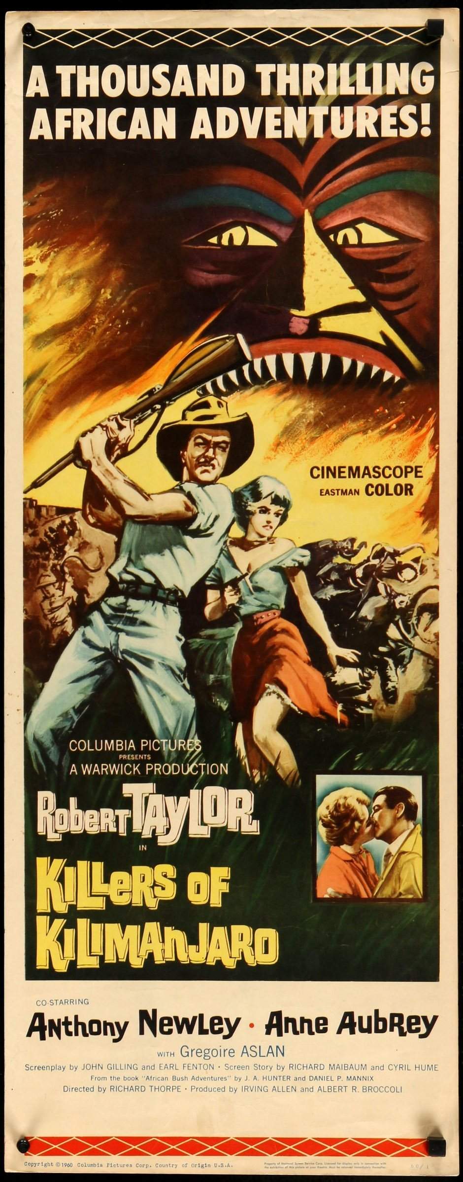Killers of Kilimanjaro (1959) original movie poster for sale at Original Film Art
