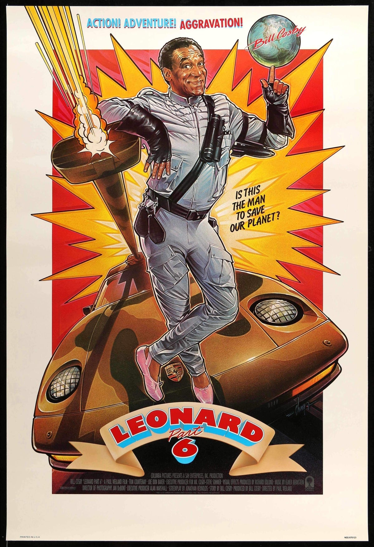 Leonard Part Six (1987) original movie poster for sale at Original Film Art