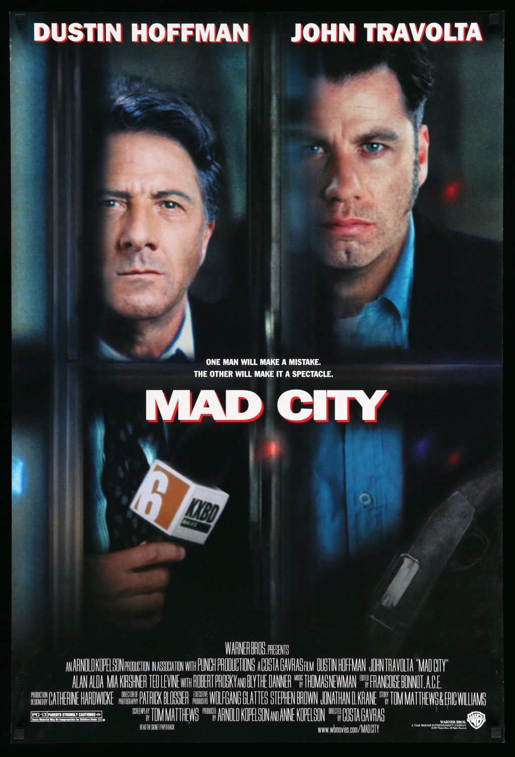 Mad City (1997) original movie poster for sale at Original Film Art - Vintage Movie Posters
