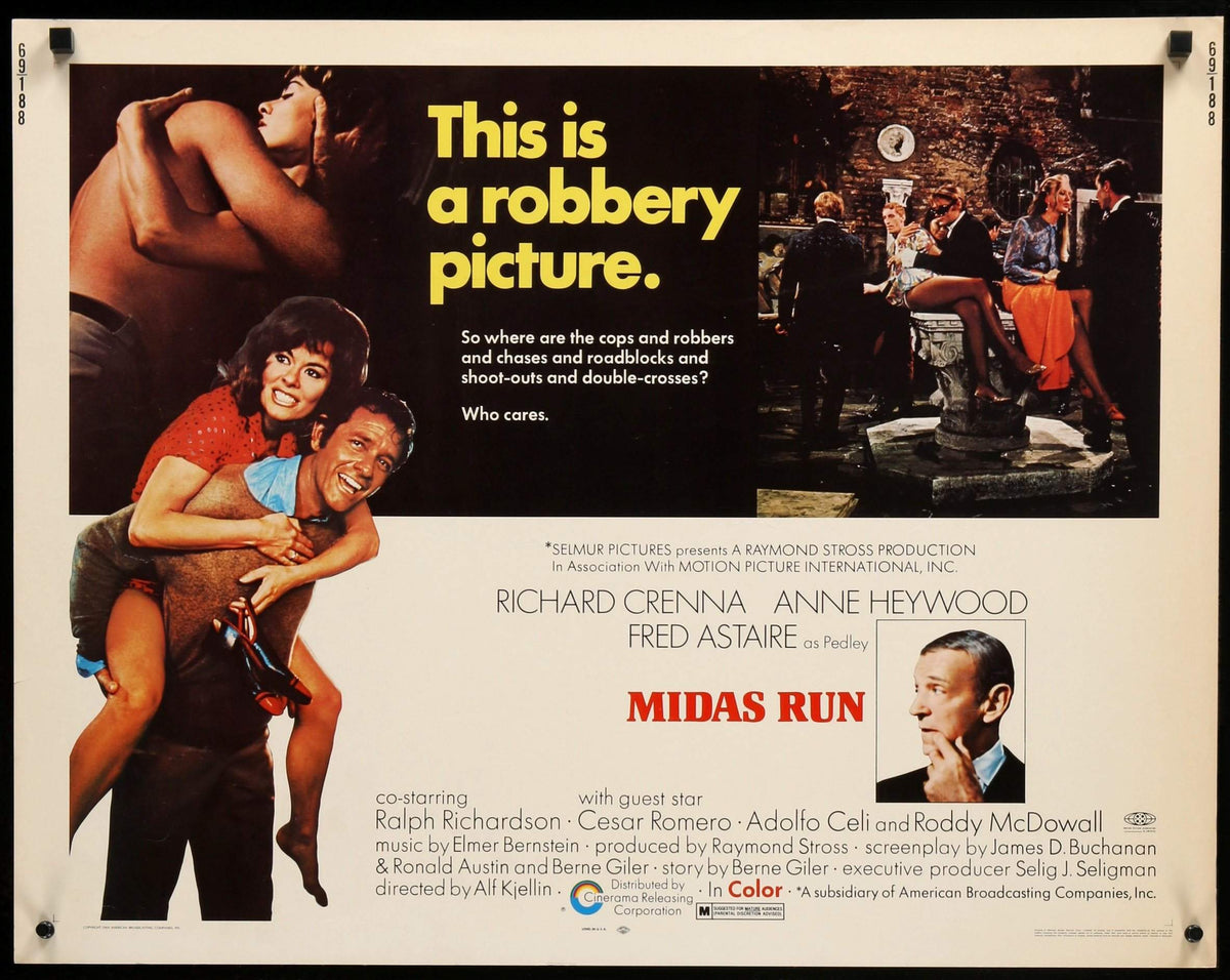 Midas Run (1969) original movie poster for sale at Original Film Art