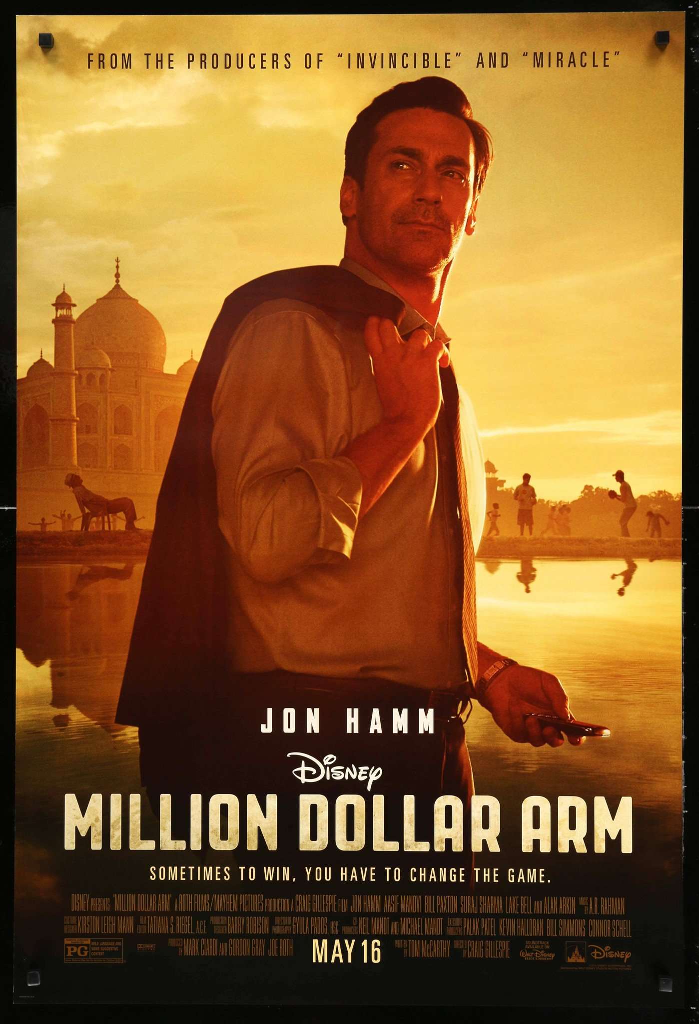 Million Dollar Arm (2014) original movie poster for sale at Original Film Art - Vintage Movie Posters