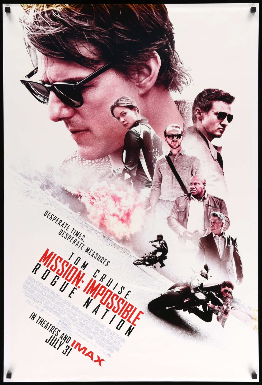Mission: Impossible - Rogue Nation (2015) original movie poster for sale at Original Film Art