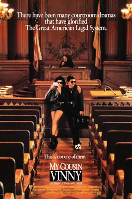 My Cousin Vinny (1992) original movie poster for sale at Original Film Art - Vintage Movie Posters