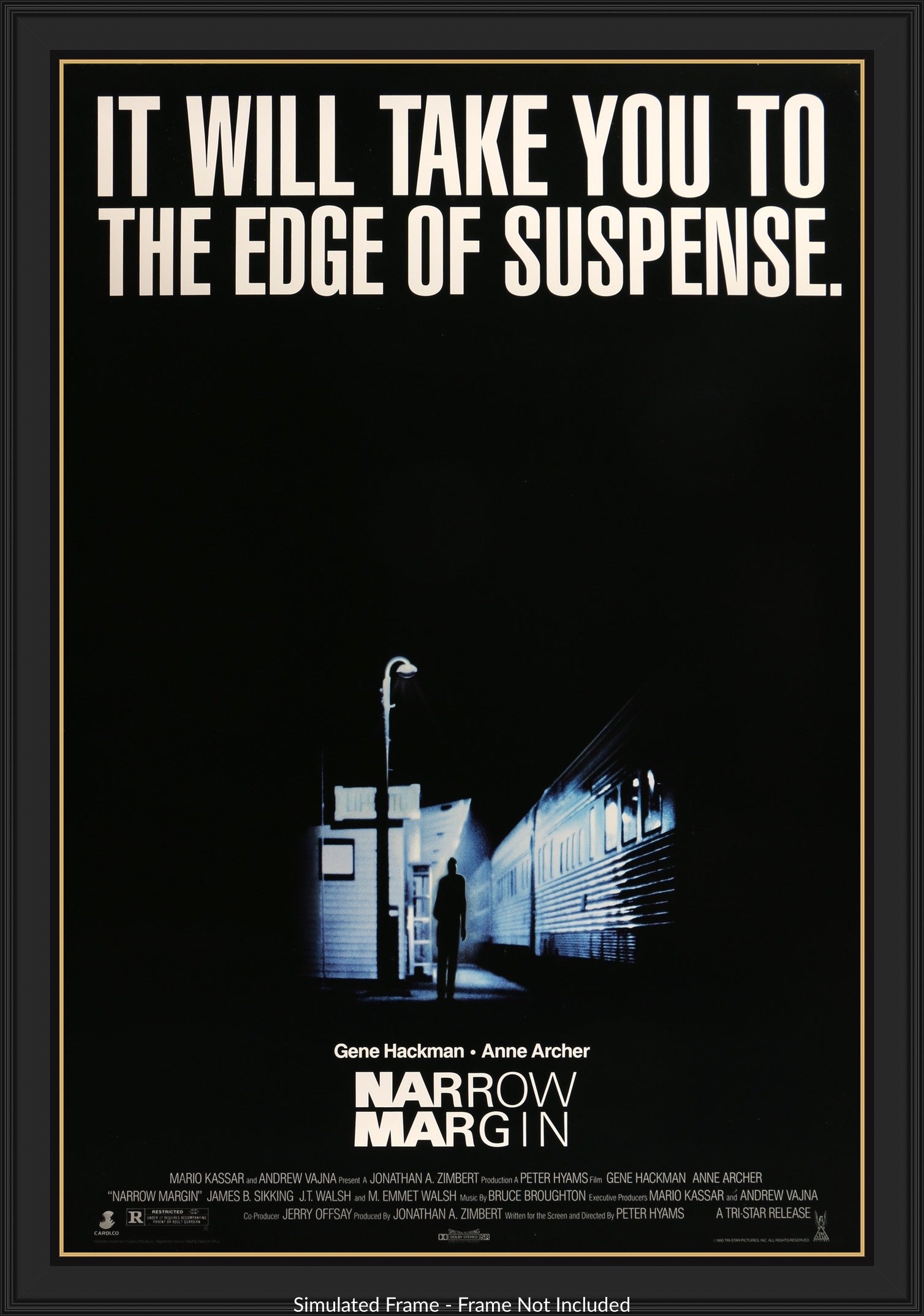 Narrow Margin (1990) original movie poster for sale at Original Film Art - Vintage Movie Posters