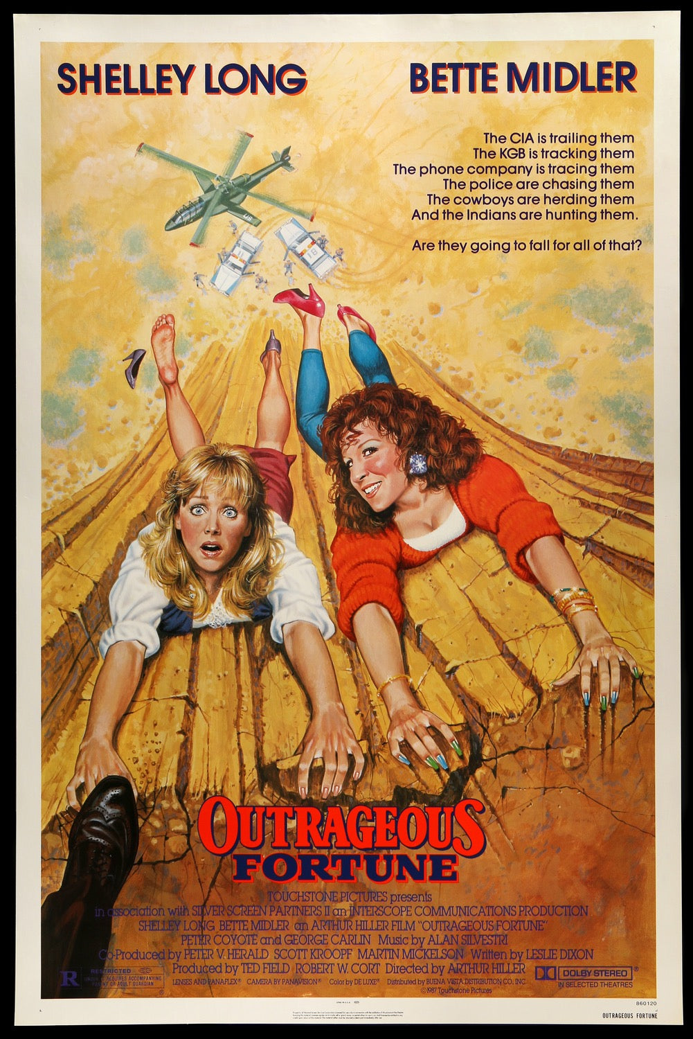 Outrageous Fortune (1986) original movie poster for sale at Original Film Art