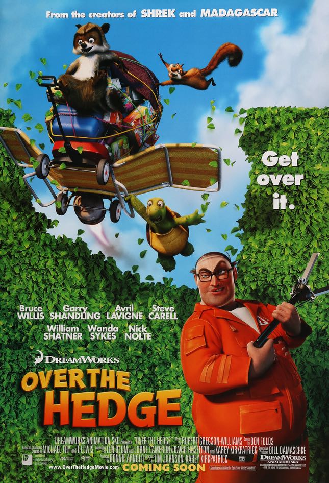 Over the Hedge (2006) original movie poster for sale at Original Film Art - Vintage Movie Posters