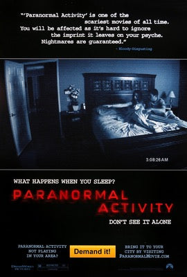 Paranormal Activity (2007) original movie poster for sale at Original Film Art - Vintage Movie Posters