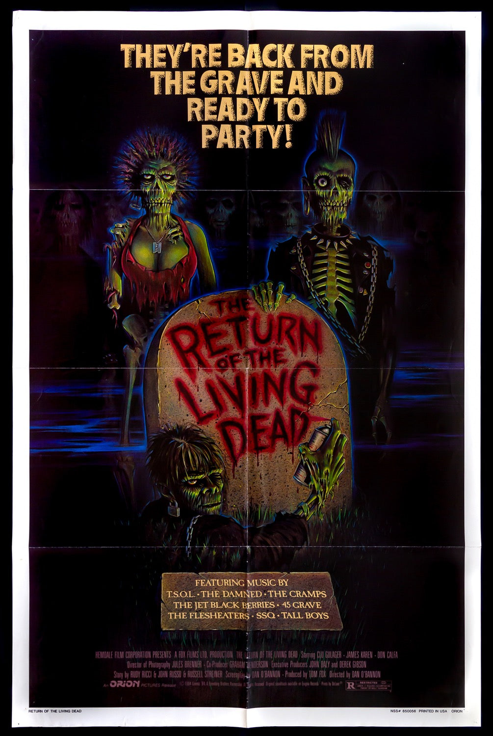 Return of the Living Dead (1985) original movie poster for sale at Original Film Art