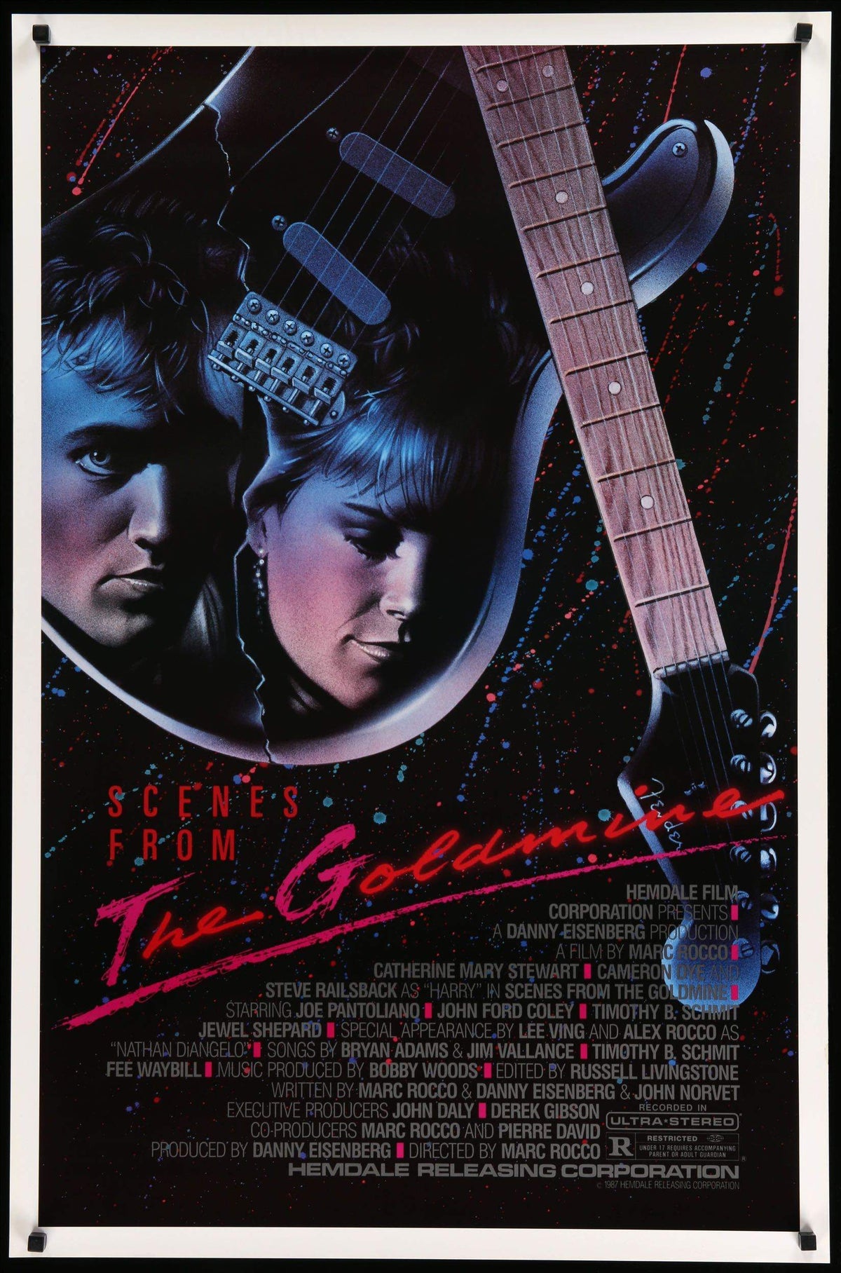 Scenes from the Goldmine (1987) original movie poster for sale at Original Film Art